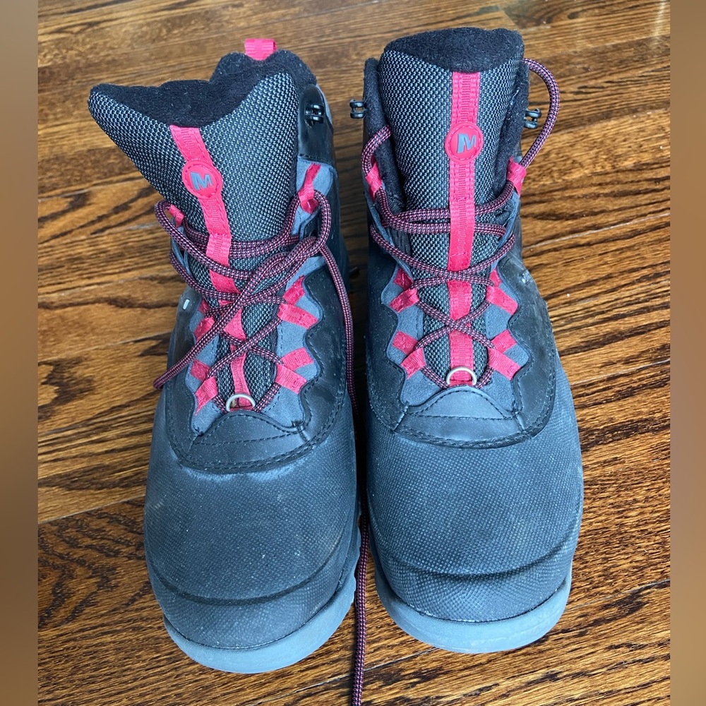 Merrell Thermo Adventure Ice+ 6” Size 9.5 Black Waterproof Hiking Ankle Boots